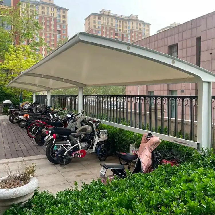 古浪县膜结构电动车棚